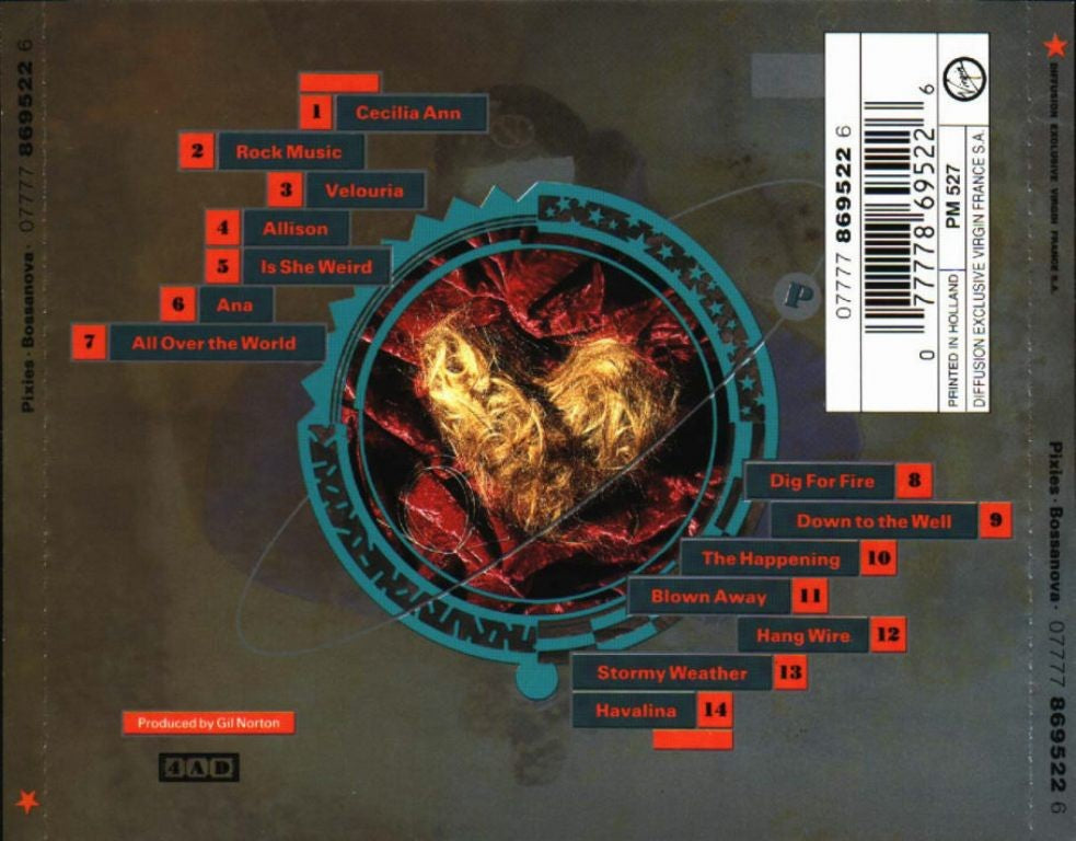 Back Cover: Pixies – Bossanova Vinyl LP | Relix