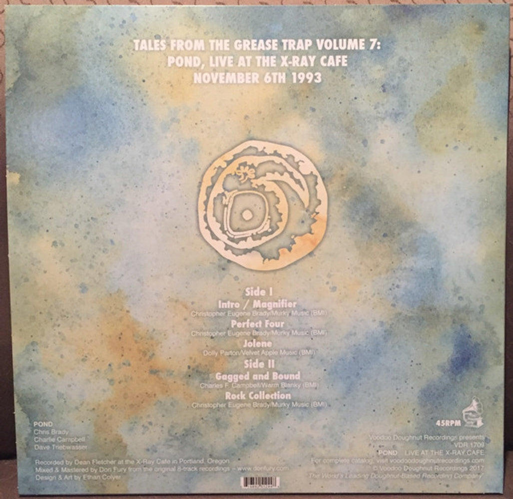 Back Cover: Pond – Live At The X-Ray Cafe EP (12" Vinyl) Vinyl LP | Relix
