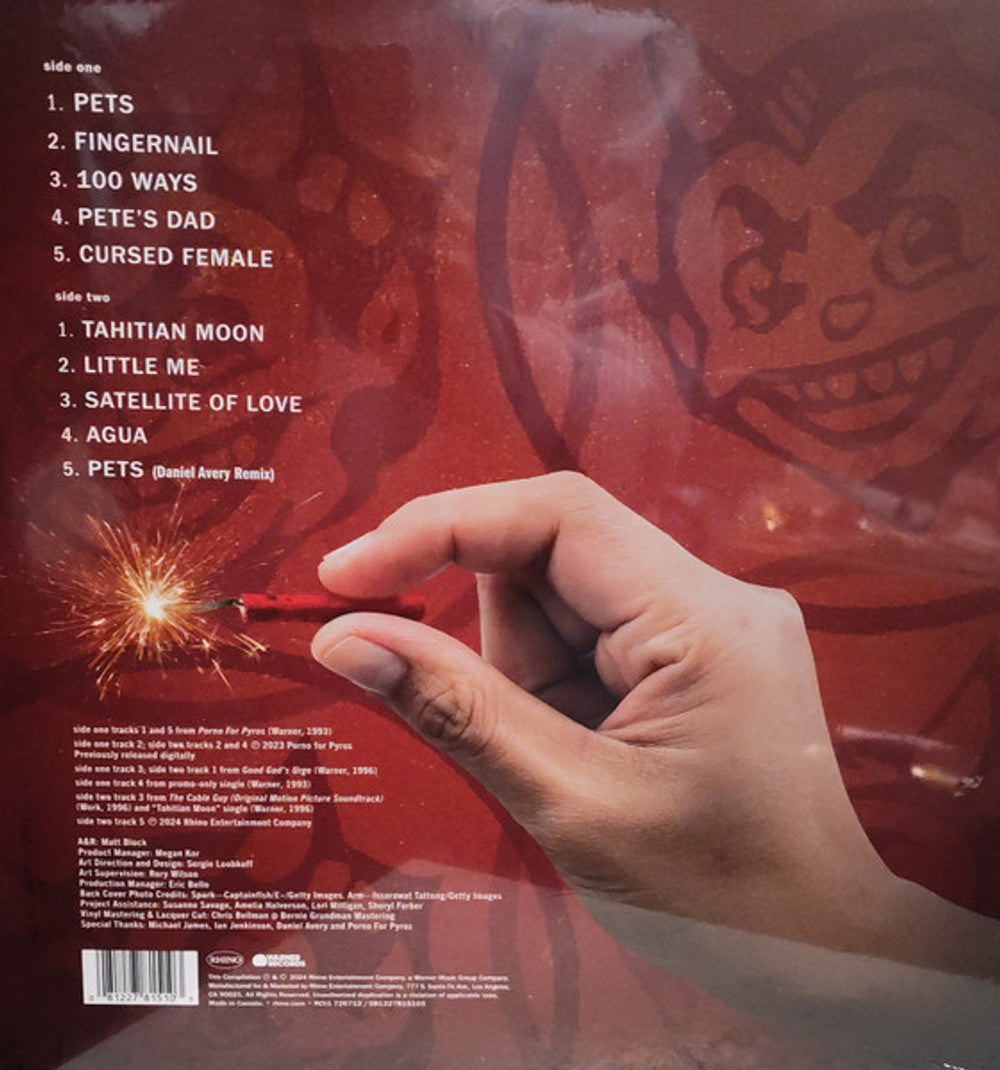 Back Cover: Porno For Pyros – Pyrotechnics: Porno For Pyros' Latest & Greatest Vinyl LP | Relix