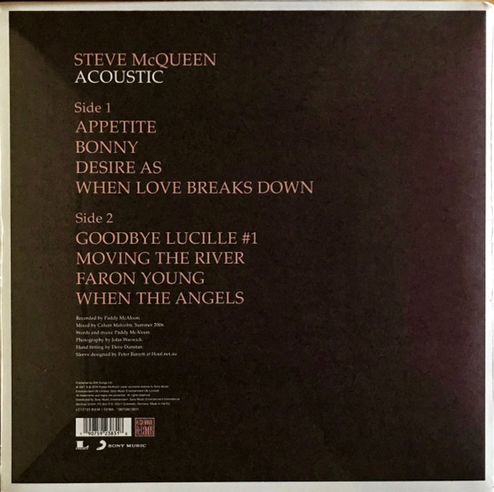 Back Cover: Prefab Sprout – Steve McQueen [RSD 2023] [] Vinyl LP | Relix