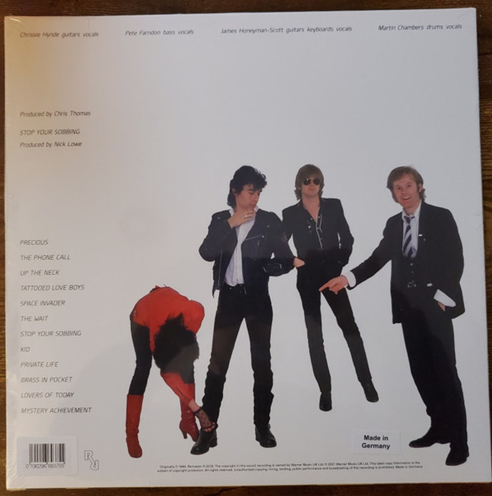 Back Cover: Pretenders – Pretenders: 2018 Remaster Vinyl LP | Relix