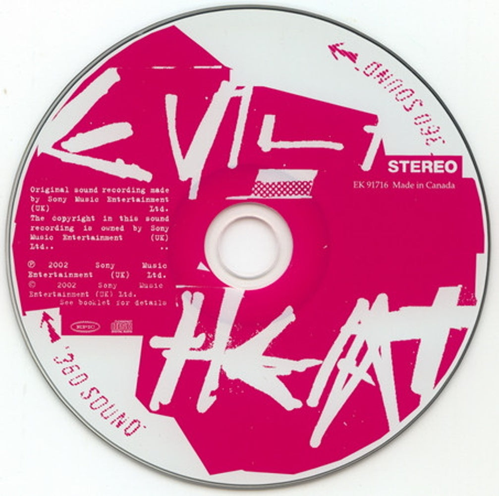 Back Cover: Primal Scream – Evil Heat CD | Relix