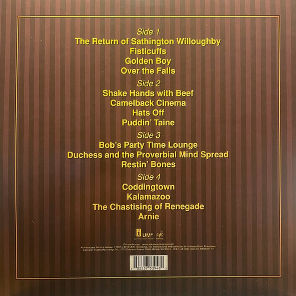 Back Cover: Primus – Brown Album Vinyl LP | Relix