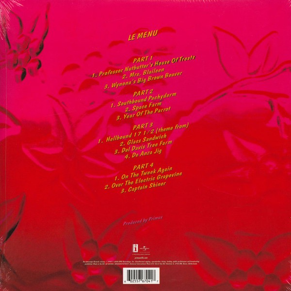 Back Cover: Primus – Tales From The Punchbowl Vinyl LP | Relix