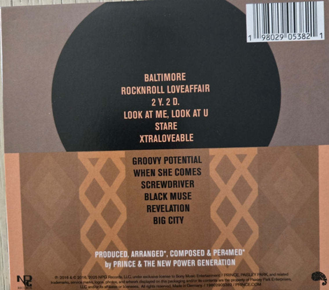 Back Cover: Prince – HITnRUN phase two CD | Relix