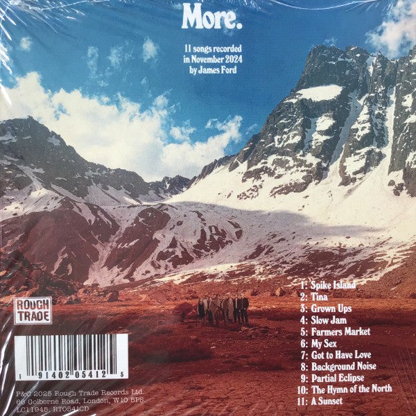 Back Cover: Pulp – More Vinyl LP | Relix