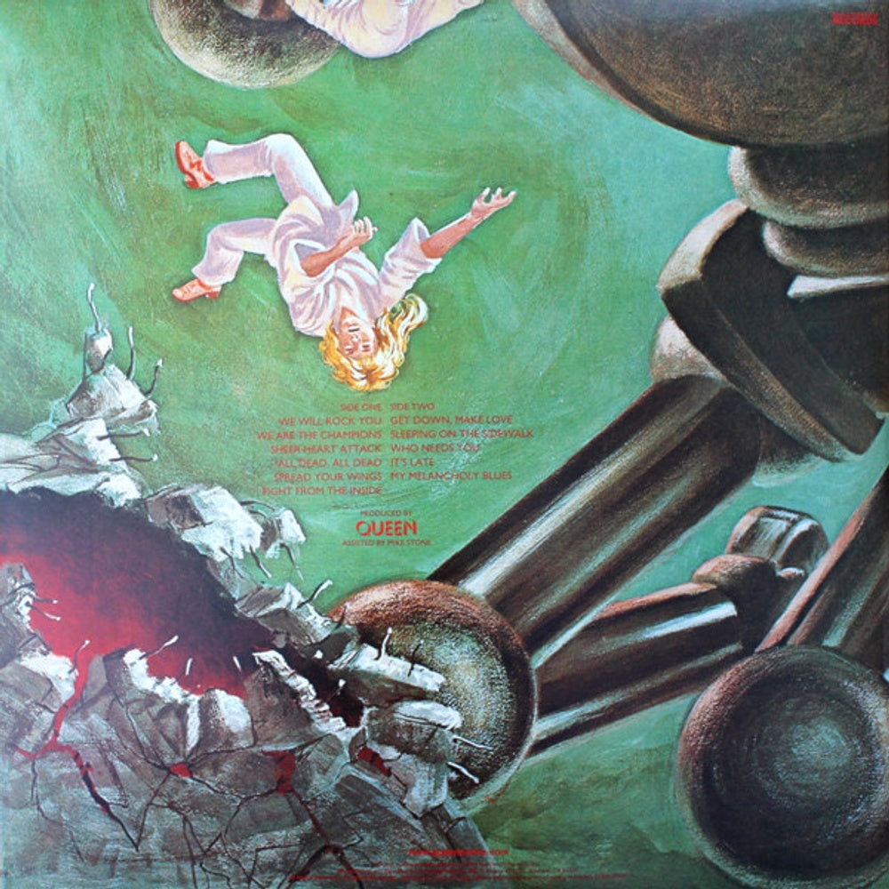 Back Cover: Queen – News Of The World (2-LP Vinyl) Vinyl LP | Relix