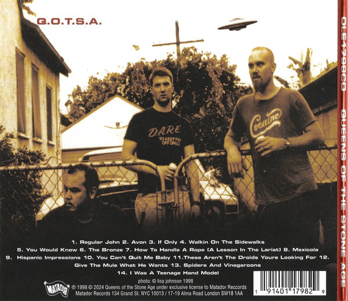 Back Cover: Queens Of The Stone Age – Queens Of The Stone Age CD | Relix