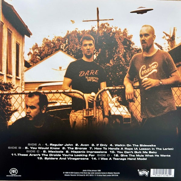 Back Cover: Queens Of The Stone Age – Queens Of The Stone Age Vinyl LP | Relix