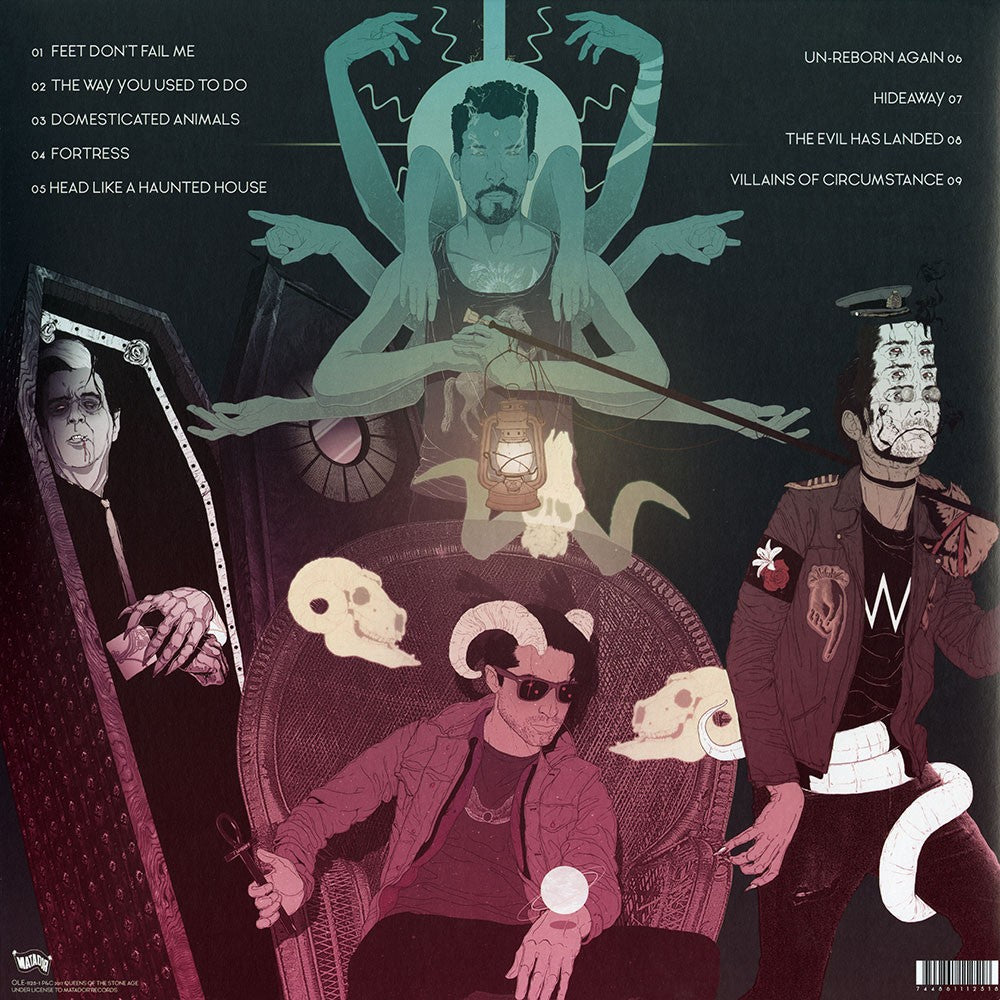 Back Cover: Queens Of The Stone Age – Villains Vinyl LP | Relix