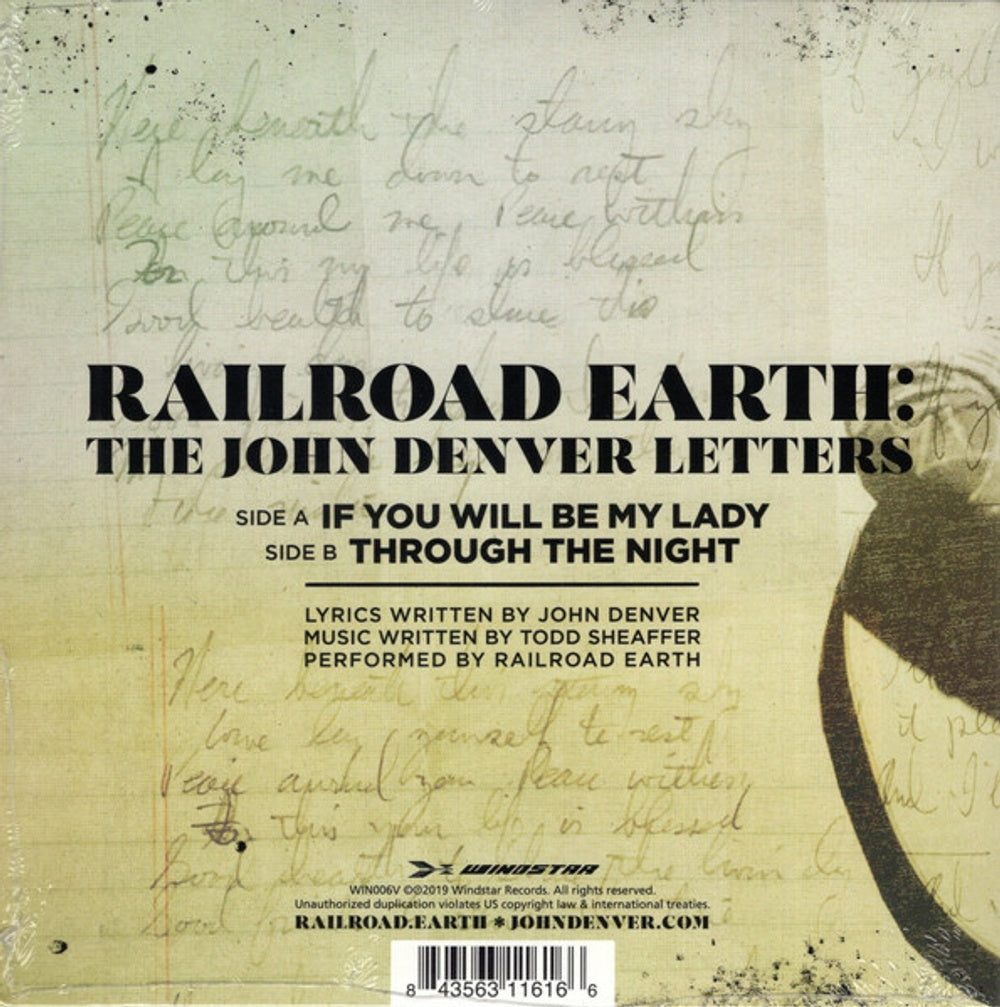 Back Cover: Railroad Earth – The John Denver Letters (7" Vinyl) Vinyl LP | Relix