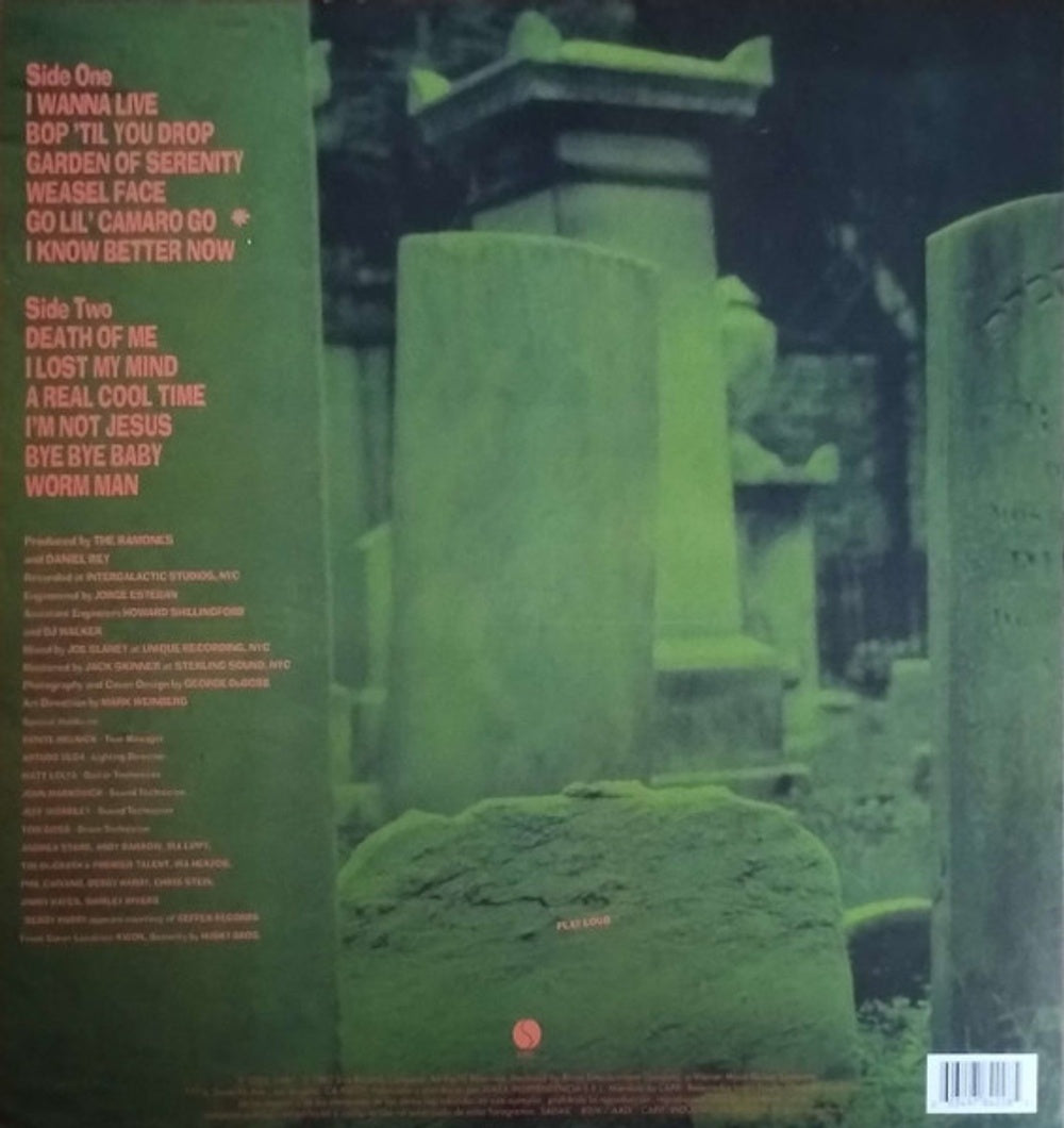 Back Cover: Ramones – Halfway To Insanity (Retail Exclusive LP Vinyl) Vinyl LP | Relix