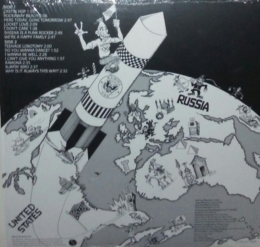 Back Cover: Ramones – Rocket To Russia (Remastered LP Vinyl) Vinyl LP | Relix