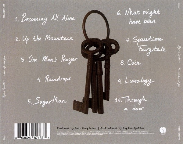Back Cover: Regina Spektor – Home, before and after Vinyl LP | Relix