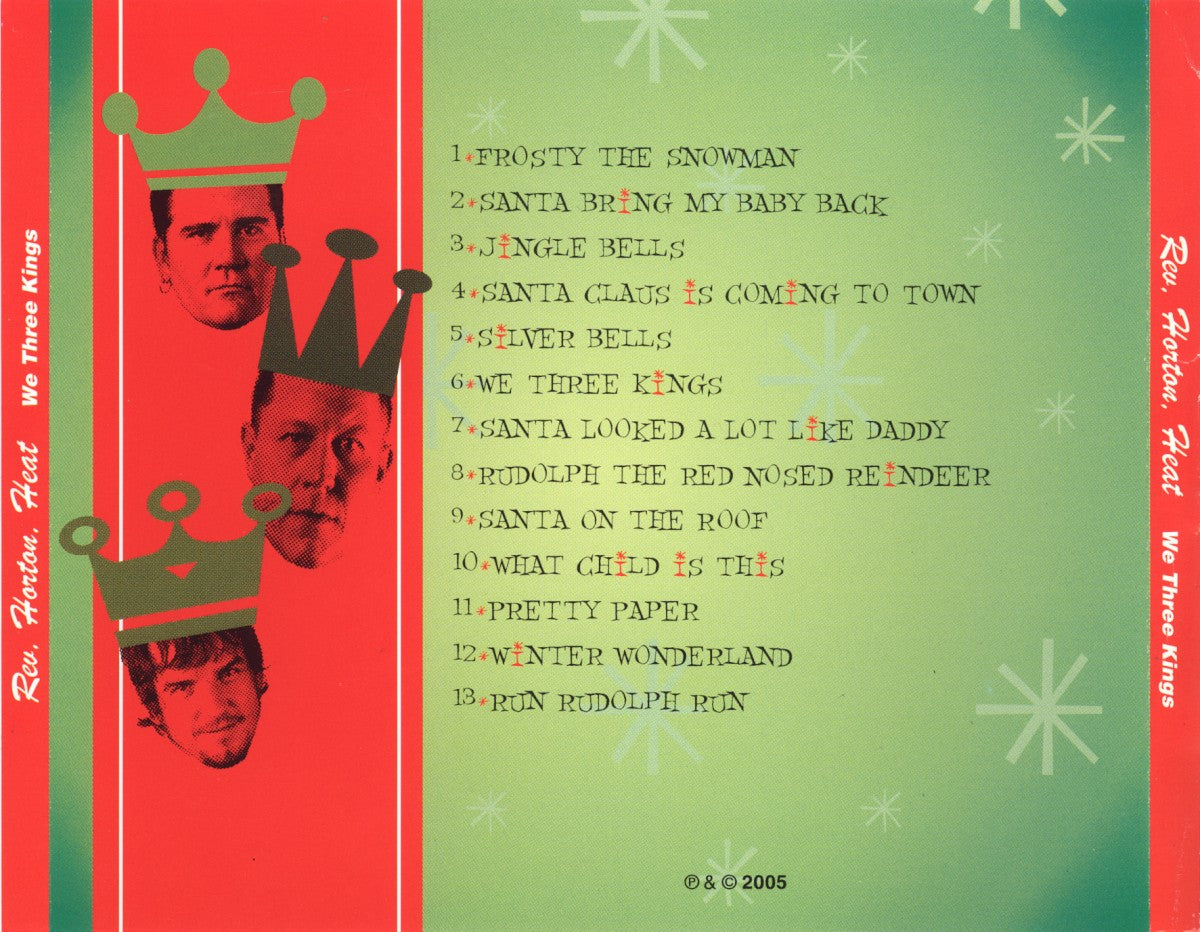 Back Cover: Reverend Horton Heat – We Three Kings CD | Relix