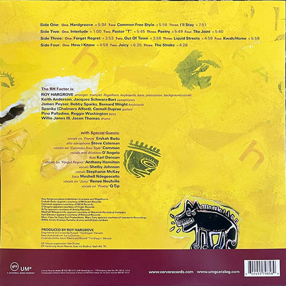 Back Cover: RH Factor – Hard Groove (Verve By Request Series LP Vinyl) Vinyl LP | Relix