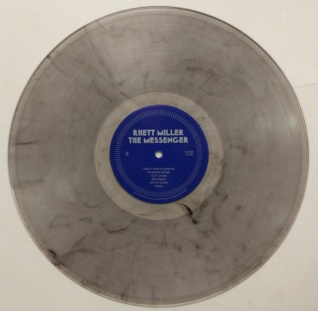 Back Cover: Rhett Miller – The Messenger (Clear w/Black Smoke LP Vinyl) Vinyl LP | Relix