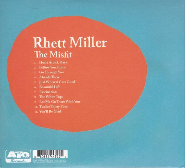 Back Cover: Rhett Miller – The Misfit CD | Relix