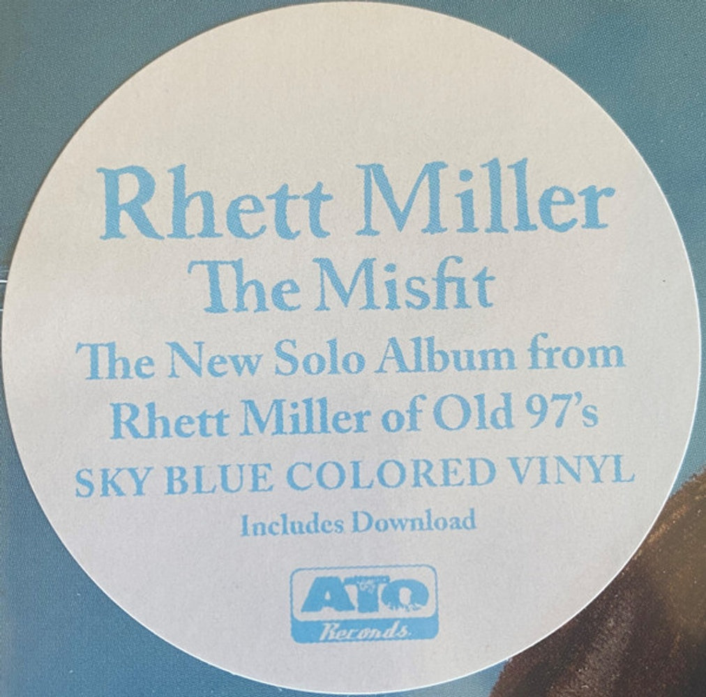 Back Cover: Rhett Miller – The Misfit (Light Blue Opaque LP Vinyl) Vinyl LP | Relix