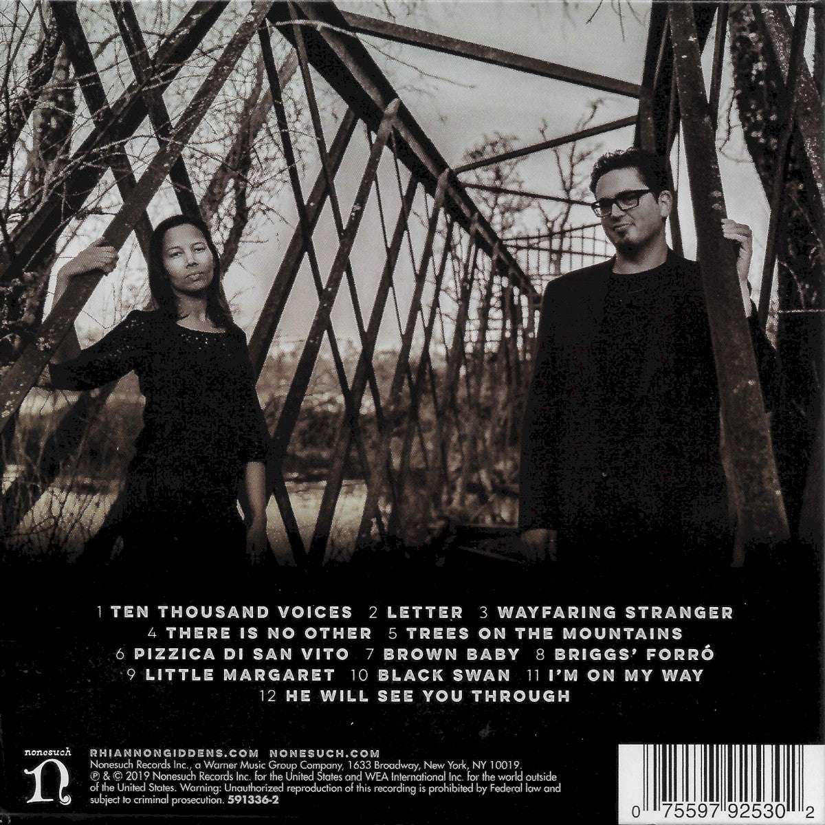 Back Cover: Rhiannon Giddens – there is no Other CD | Relix