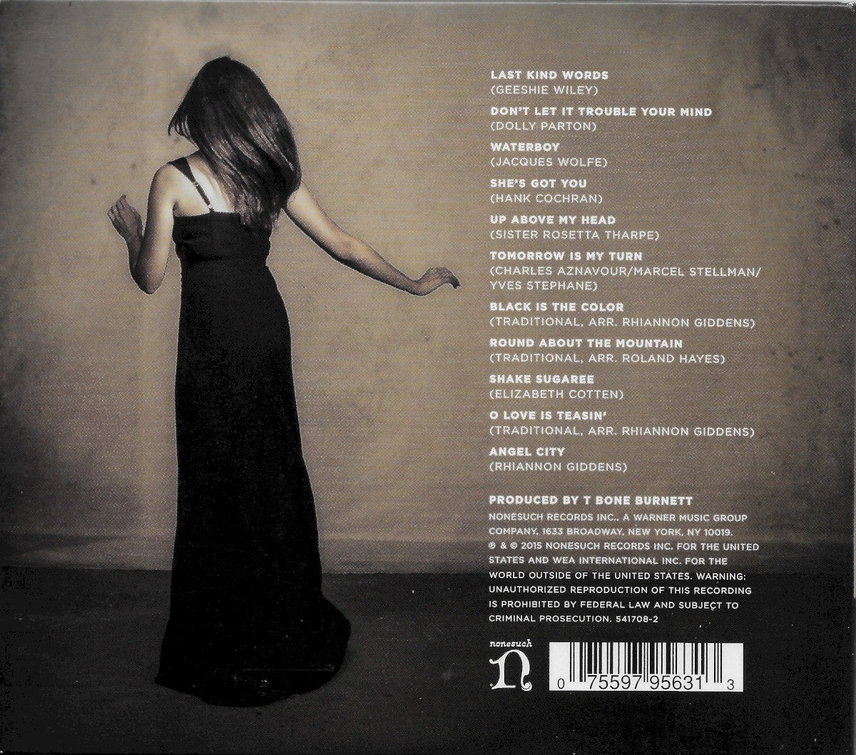 Back Cover: Rhiannon Giddens – Tomorrow Is My Turn CD | Relix