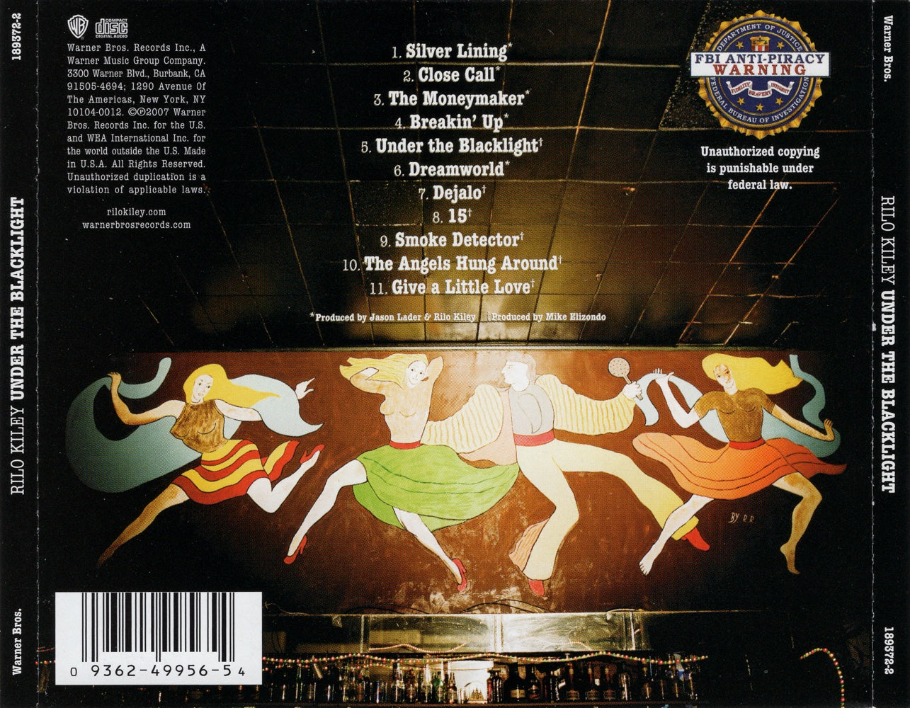 Back Cover: Rilo Kiley – Under The Blacklight Vinyl LP | Relix