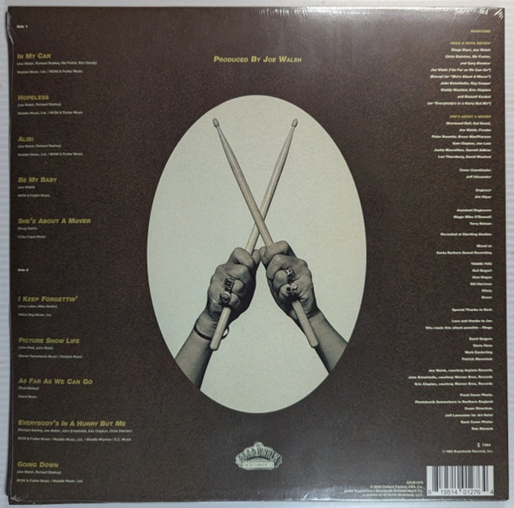 Back Cover: Ringo Starr – Old Wave (Limited Edition, Pict, Remastered, Reissue LP Vinyl) Vinyl LP | Relix