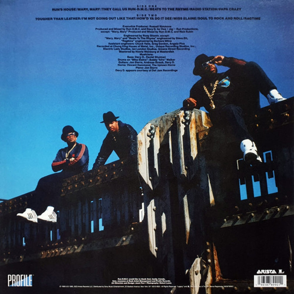 Back Cover: RUN-D.M.C. – Tougher Than Leather Vinyl LP | Relix