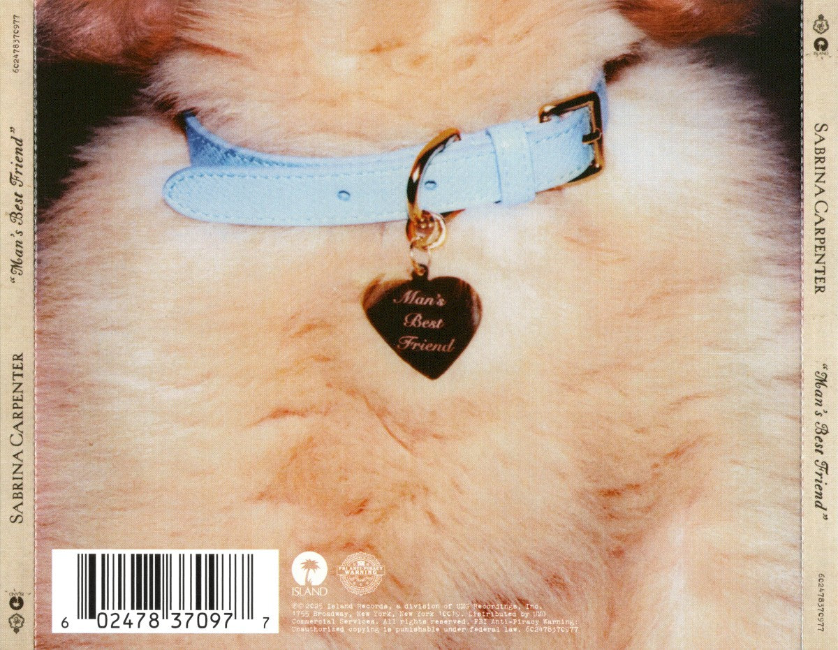 Back Cover: Sabrina Carpenter – Man's Best Friend (CD) CD | Relix