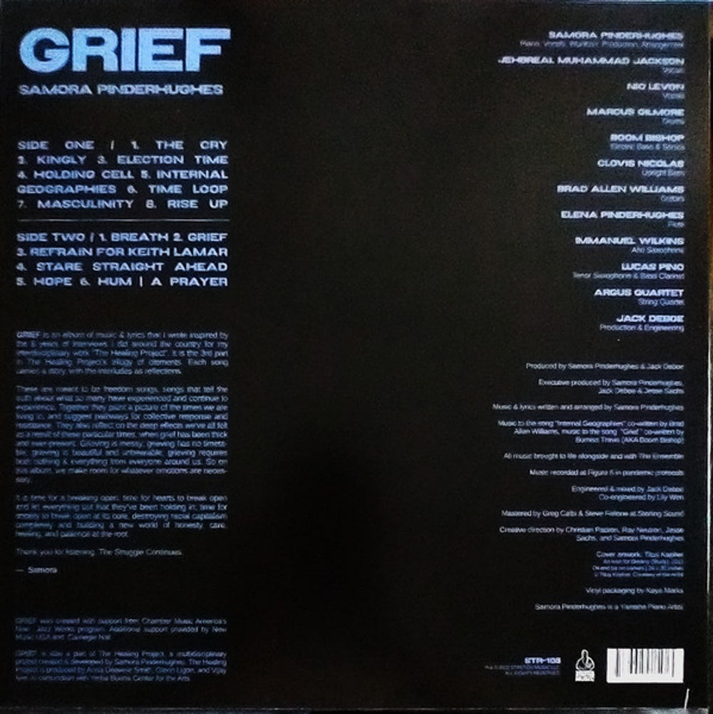 Back Cover: Samora Pinderhughes – GRIEF Vinyl LP | Relix