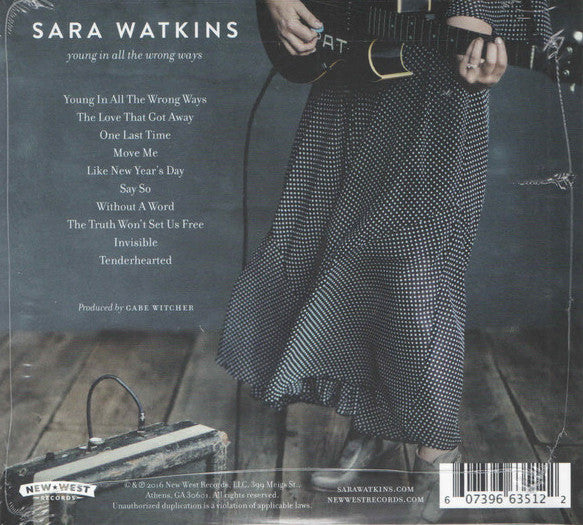 Back Cover: Sara Watkins – Young In All The Wrong Ways CD | Relix