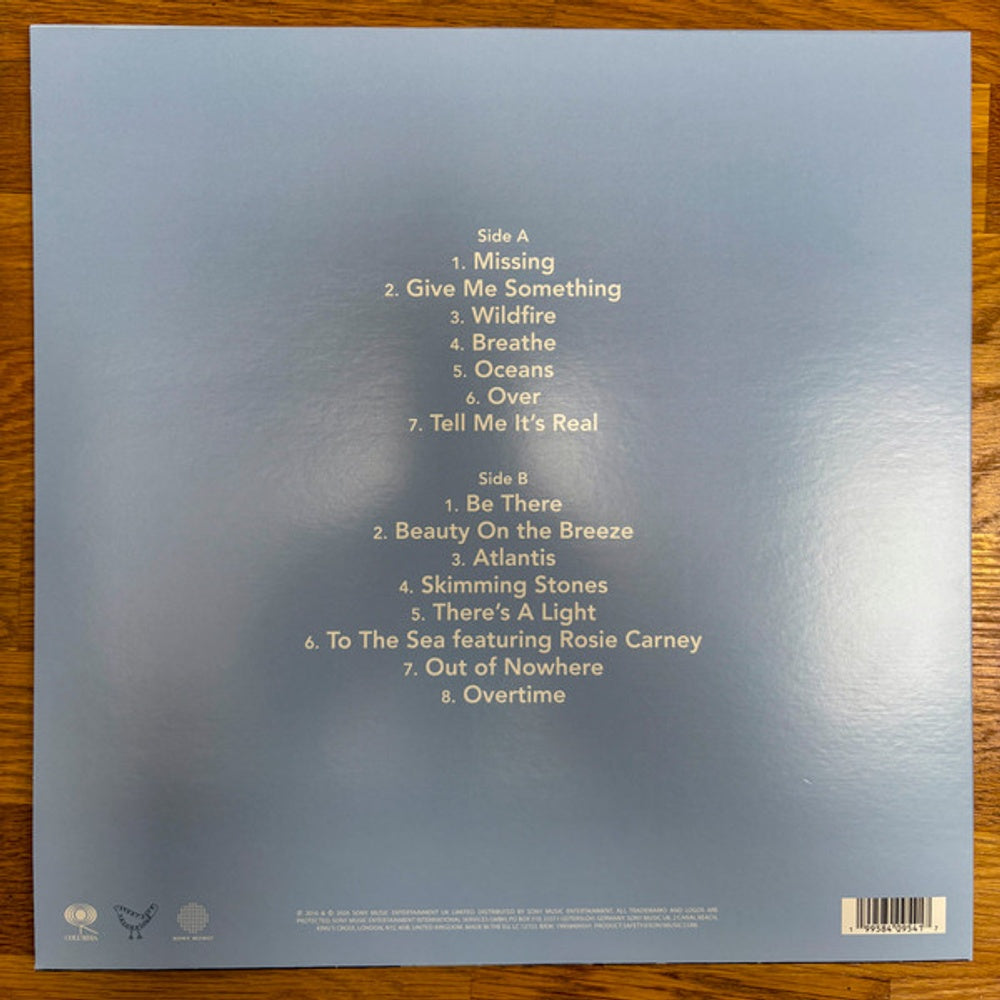 Back Cover: Seafret – Tell Me It's Real: 10th Anniversary (Sky Blue Marble LP Vinyl) Vinyl LP | Relix