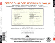 Back Cover: Serge Chaloff – Boston Blow Up CD | Relix