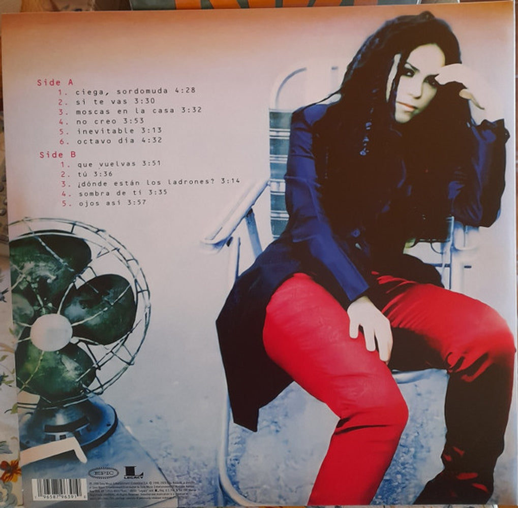 Back Cover: Shakira – Donde Estan Los Ladrones Vinyl LP | Relix