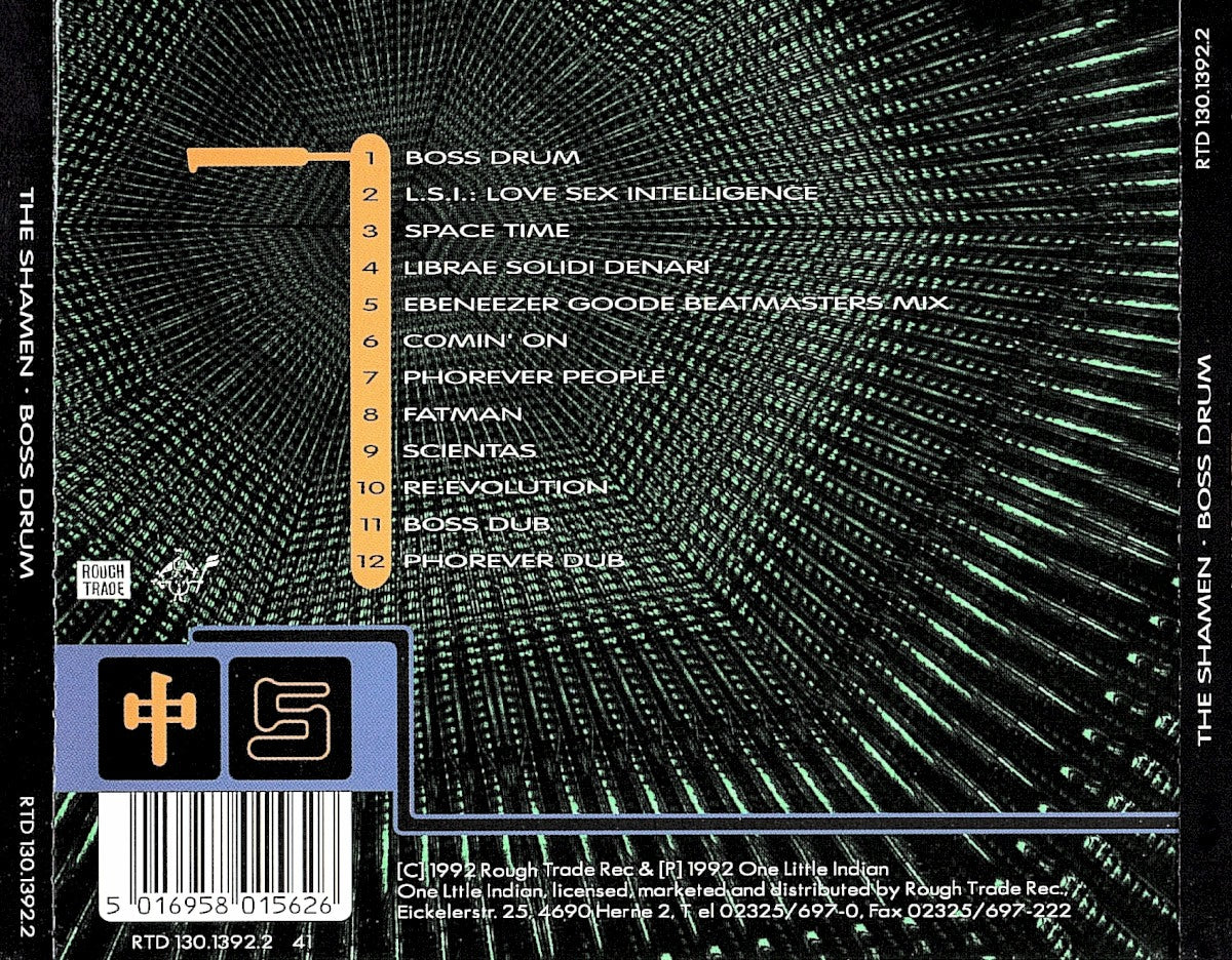 Back Cover: Shamen – Boss Drum (Import CD) CD | Relix