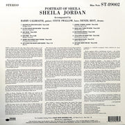 Back Cover: Sheila Jordan – Portrait Of Sheila (Blue Note Tone Poet Edition LP Vinyl) Vinyl LP | Relix