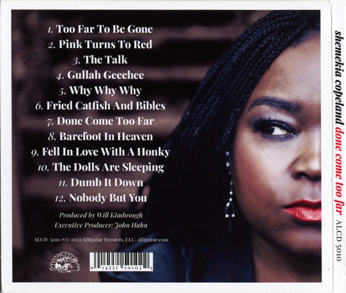 Back Cover: Shemekia Copeland – Done Come Too Far CD | Relix