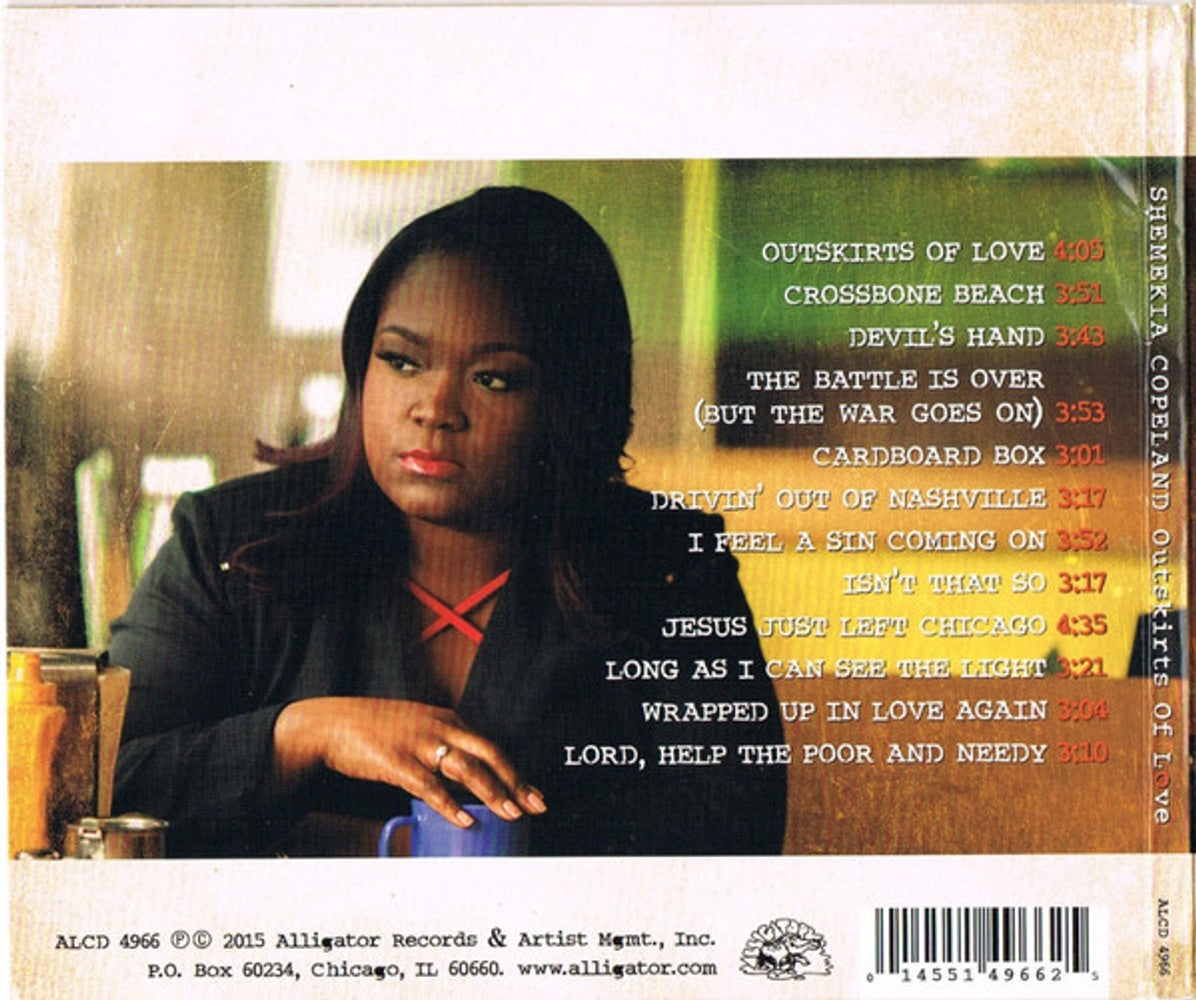 Back Cover: Shemekia Copeland – Outskirts Of Love CD | Relix