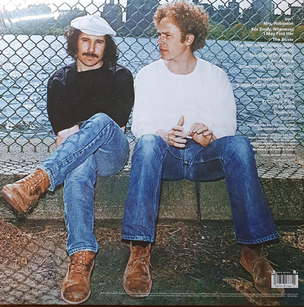 Back Cover: Simon & Garfunkel – Greatest Hits Vinyl LP | Relix
