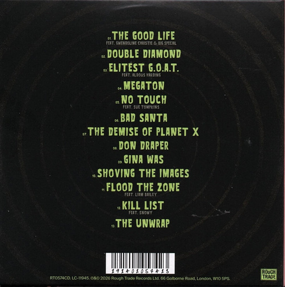 Back Cover: Sleaford Mods – Demise Of Planet X CD | Relix
