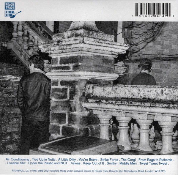Back Cover: Sleaford Mods – Divide And Exit Vinyl LP | Relix