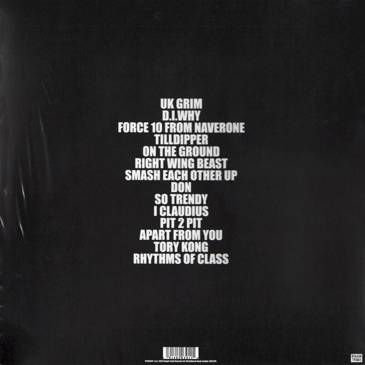 Back Cover: Sleaford Mods – UK GRIM Vinyl LP | Relix