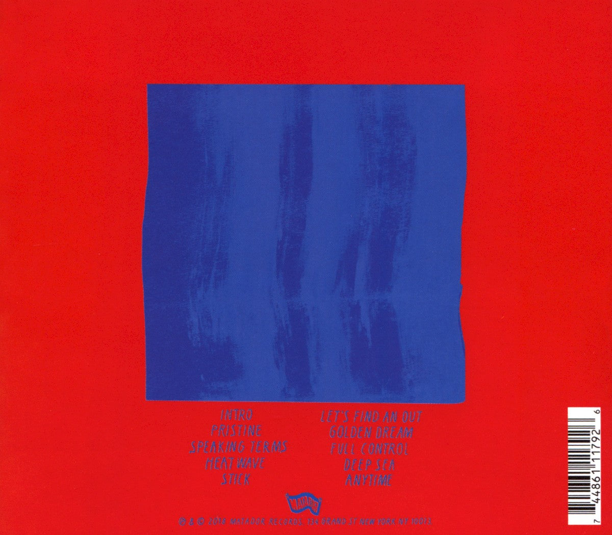 Back Cover: Snail Mail – Lush CD | Relix