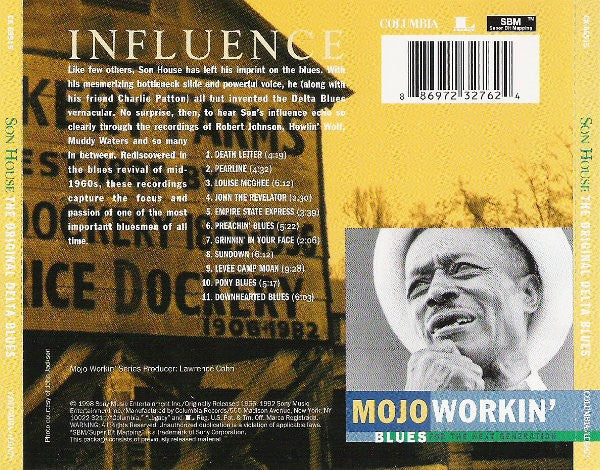 Back Cover: Son House – Original Delta Blues CD | Relix
