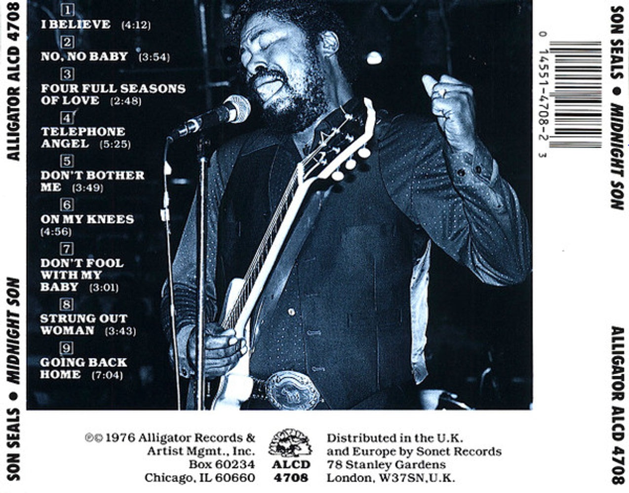 Back Cover: Son Seals – Midnight Son CD | Relix