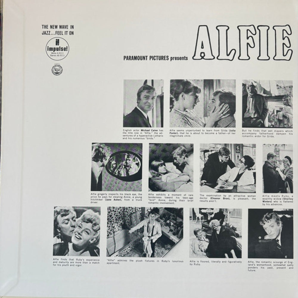 Back Cover: Sonny Rollins – Alfie (Original Music From Score, Verve Acousic LP Vinyl) Vinyl LP | Relix