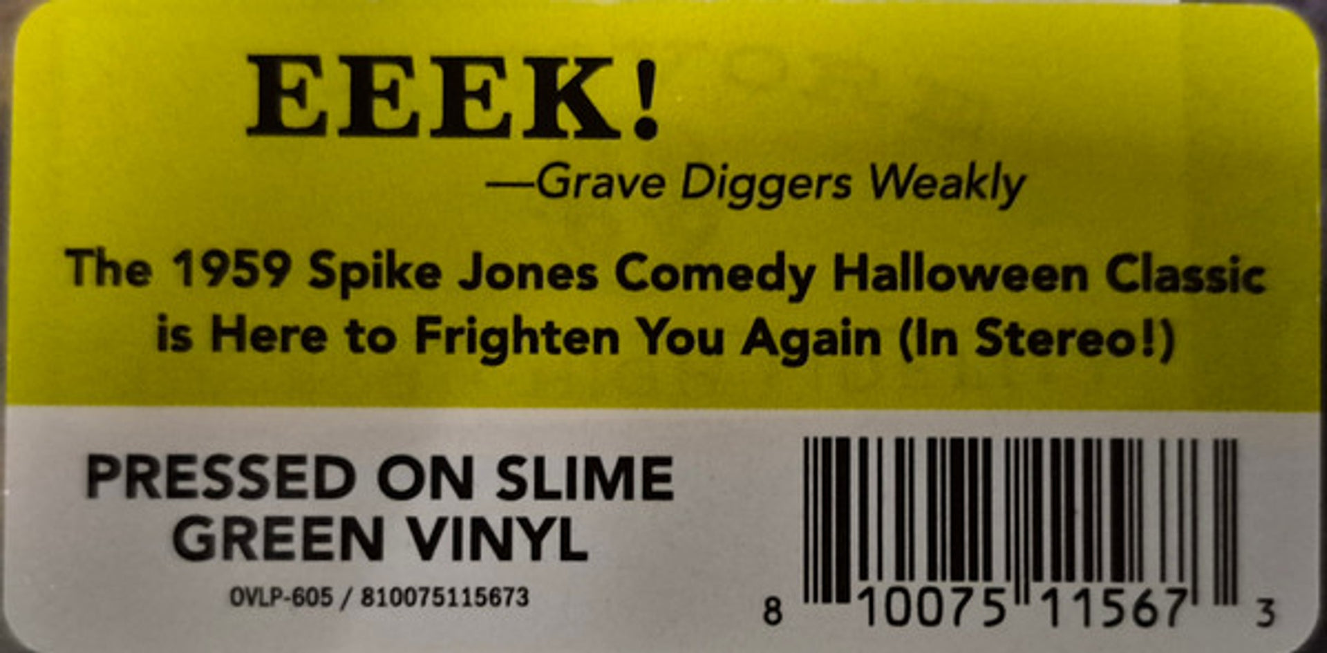 Back Cover: Spike Jones – In Stereo: A Spook Vinyl LP | Relix
