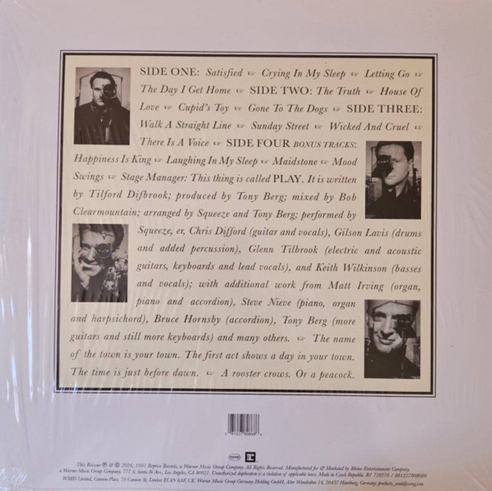 Back Cover: Squeeze – Play (Syeor26, Limited Edition LP Vinyl) Vinyl LP | Relix