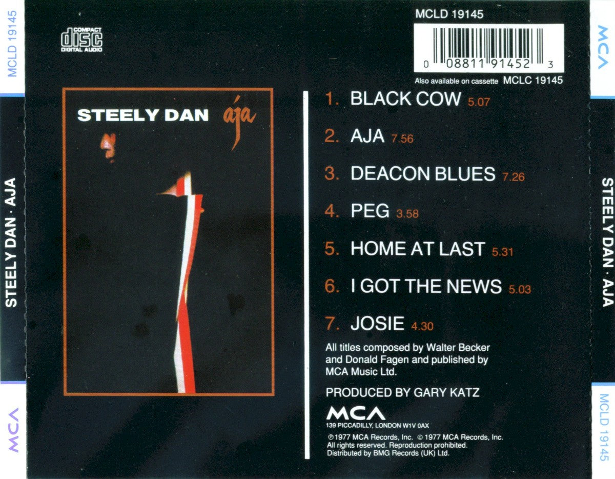 Back Cover: Steely Dan – Aja CD | Relix
