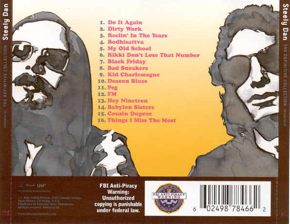 Back Cover: Steely Dan – Definitive Collection CD | Relix